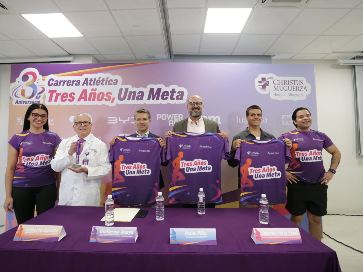 Presentan carrera atlética “Tres años, Una meta”