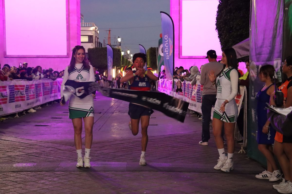 Pedro Jaramillo, leonés que terminó en el primer lugar de los 10k. Foto: Mary Ochoa.