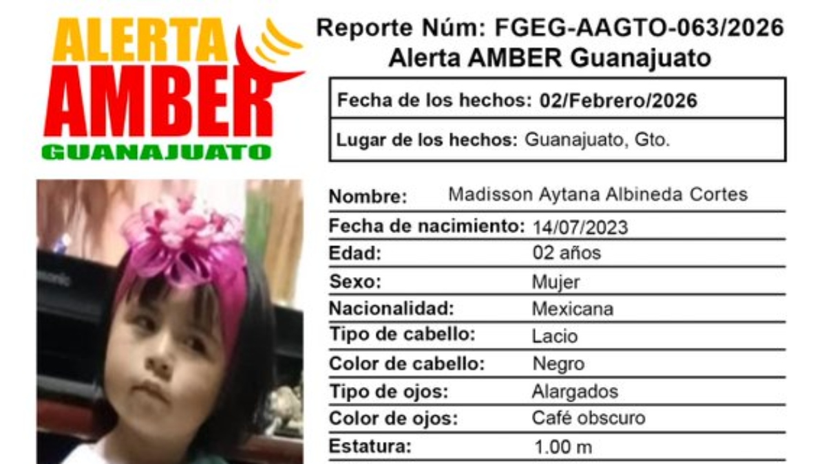 Alerta Amber en Guanajuato