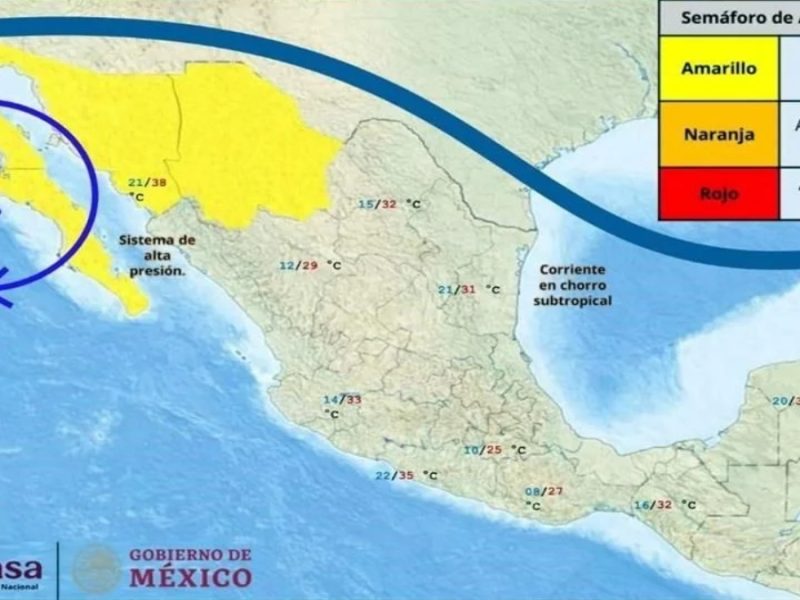 Por onda de calor activan alerta amarilla en tres estados, sin siquiera empezar la primavera