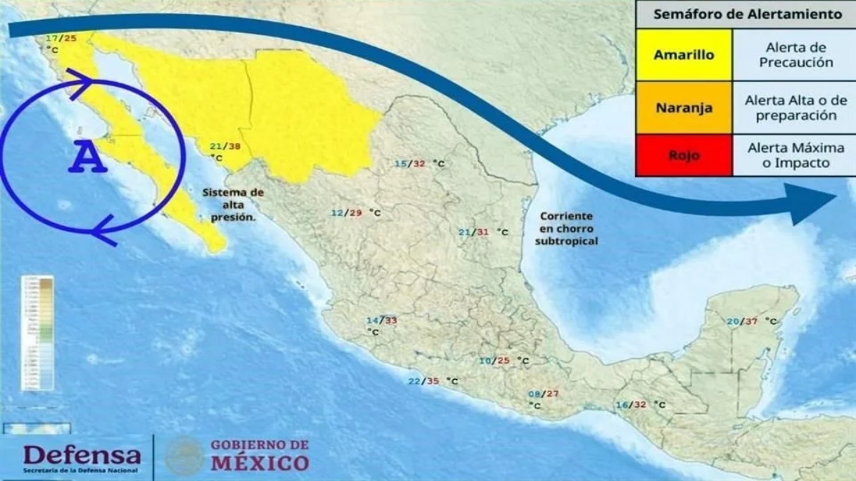 Alerta amarilla por onda de calor