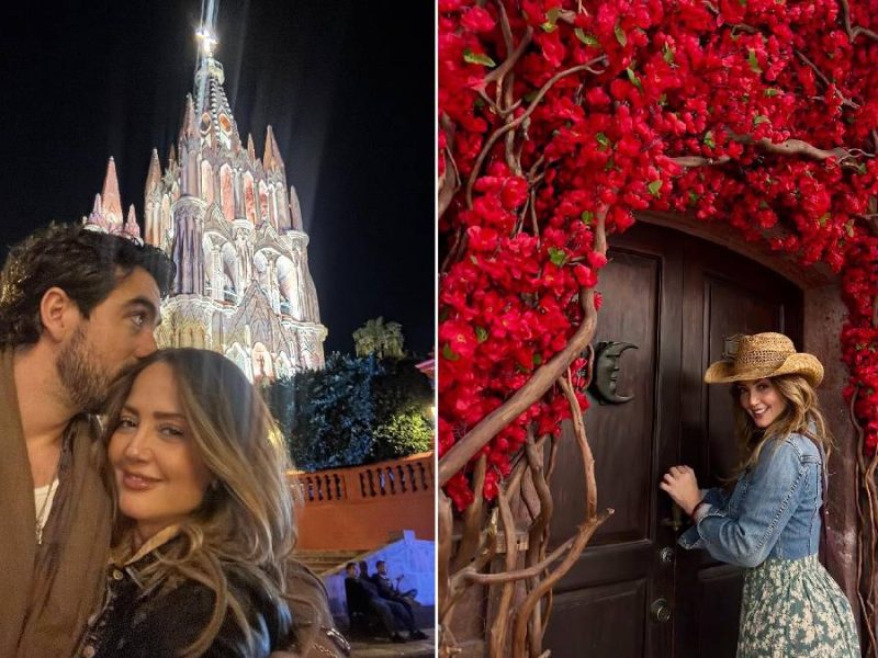 Andrea Legarreta y Luis Carlos Origel se dan escapada romántica a San Miguel de Allende