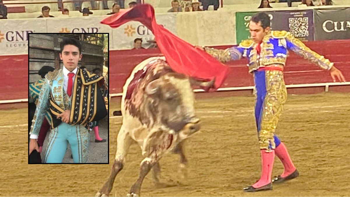 Ángel Gabriel participó en la novillada del domingo 1 de febrero en la Feria de León. José Méndez.