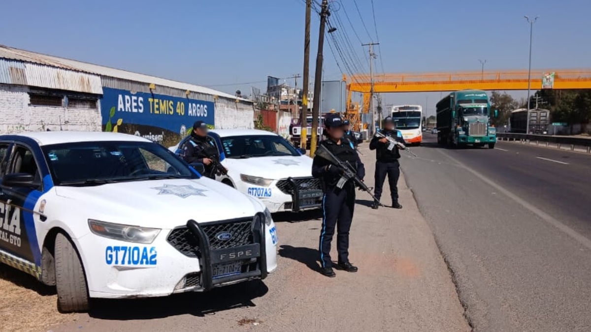 Ataque a policías en Apaseo el Grande