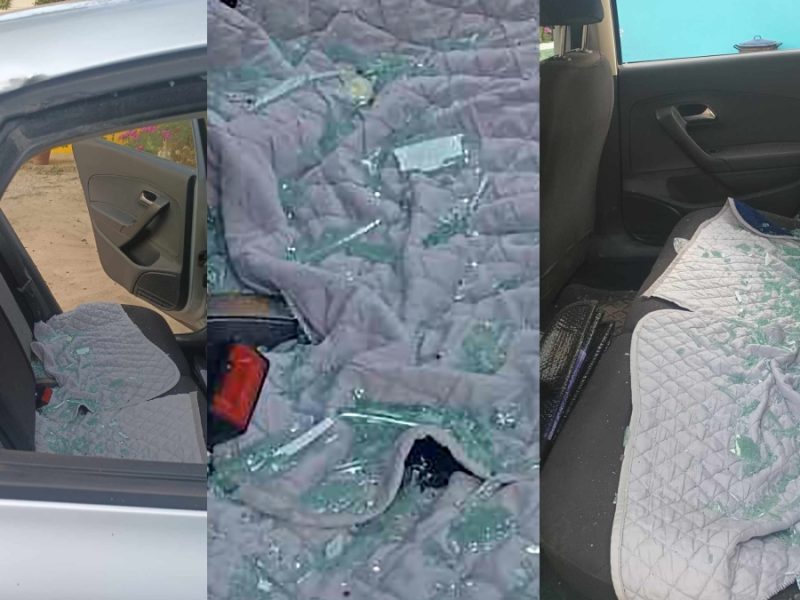 “Me dio mucho miedo porque venía sola”: Atacan con piedra a conductora en la Irapuato-Abasolo