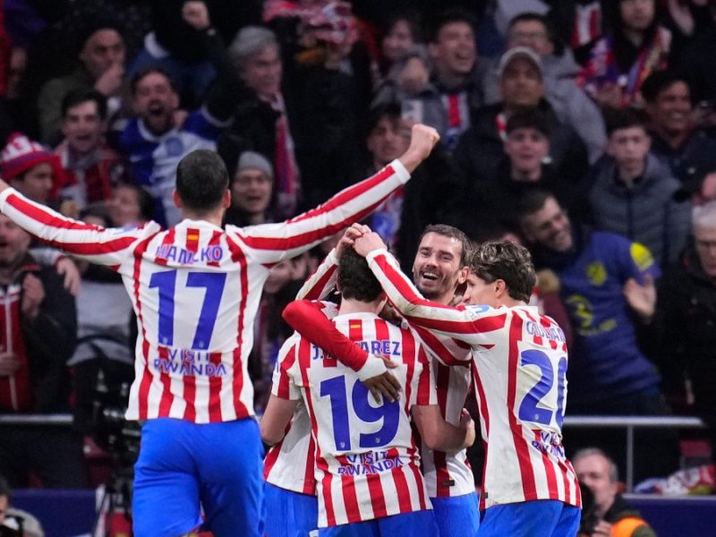 Atlético de Madrid golea 4-0 al Barcelona y acaricia la final de la Copa del Rey
