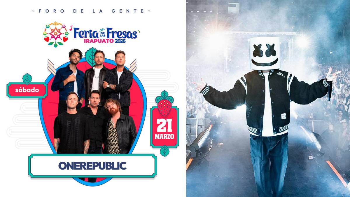 Cartelera artistas Foro de la Gente y Palenque Feria de las Fresas Irapuato 2026