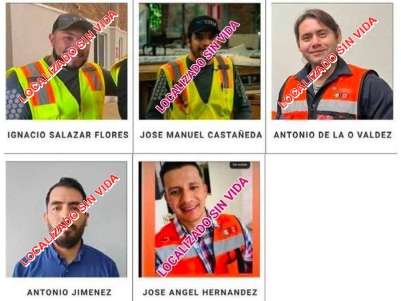 Suman cinco mineros identificados tras hallazgo de cuerpos en fosa clandestina en Sinaloa