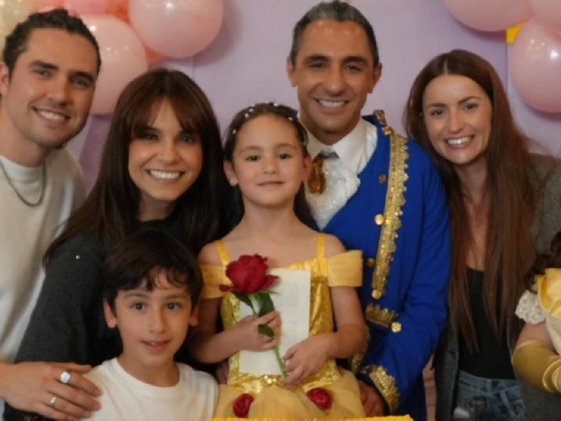 Así celebra Tania Rincón el cumple 5 de su hija Amelia con su ex y su novio Pedro Pereyra