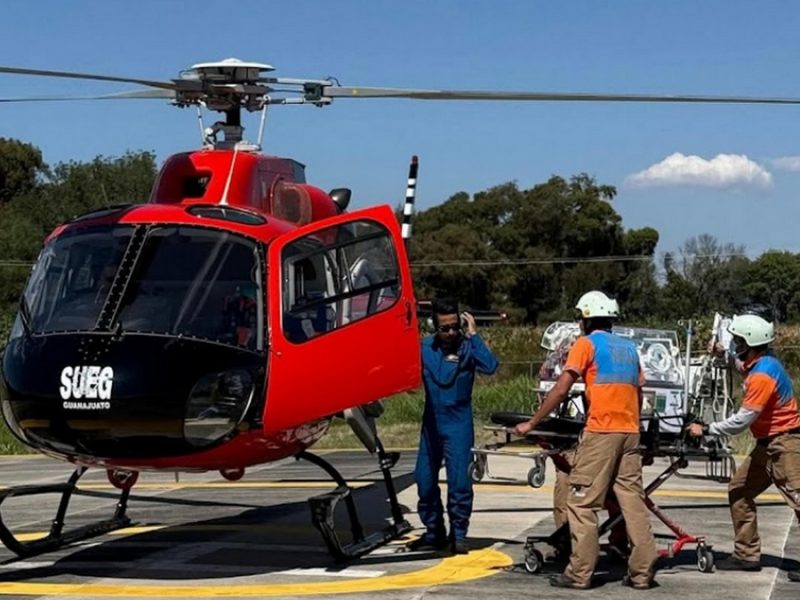 Entrega Libia al sistema de emergencias helicóptero que tenía asignado para sus traslados