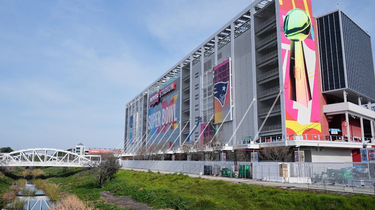Levi's Stadium, casa de los 49ers y del Super Bowl LX. Foto: Agencia AP.