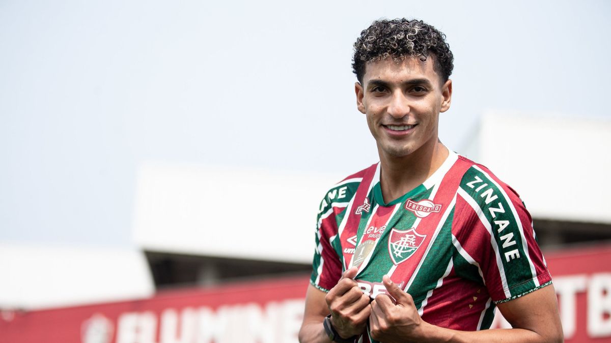 Gabriel Fuentes con el Fluminense. Foto: Fluminense Oficial.