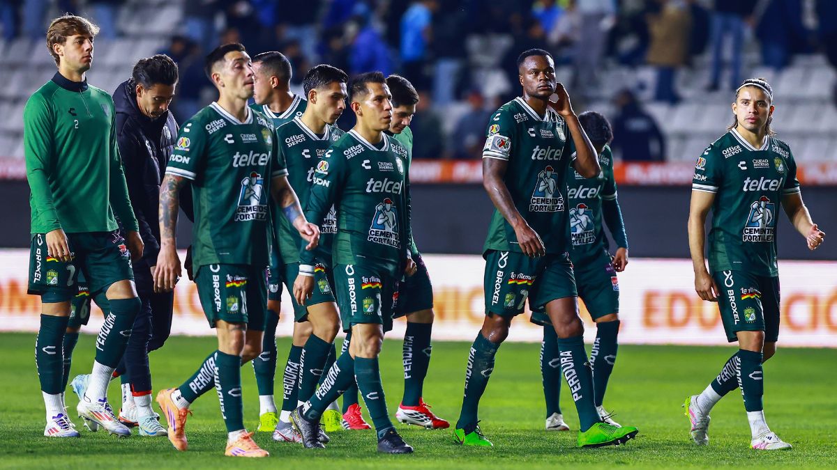 Club León después de perder en Pachuca ante los Tuzos, en lo que fue la jornada 2 del Clausura 2026. Foto: Mexsport.