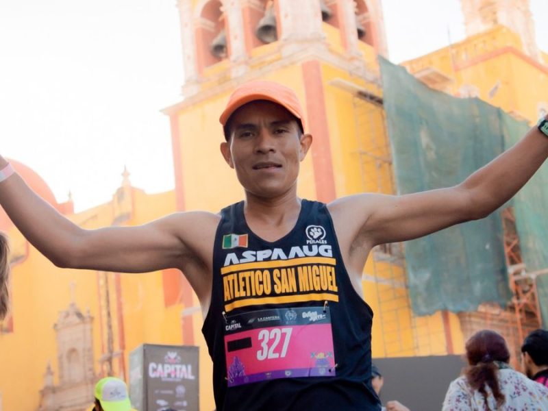 ¡Tricampeón! Rubén Chávez gana el Maratón Guanajuato capital 2026