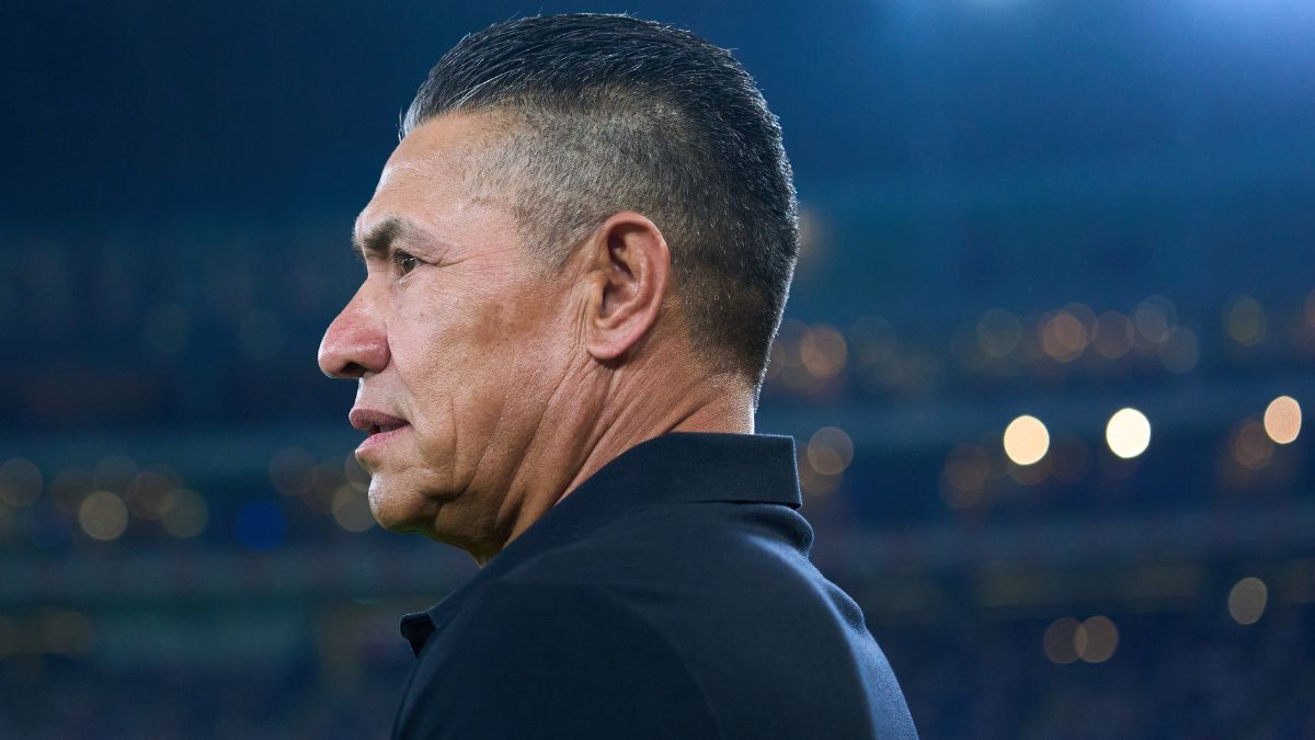 Ignacio Ambriz en el partido de León en Monterrey, donde cayeron 1-0 en la jornada 6 del Clausura 2026. Foto: Mexsport.