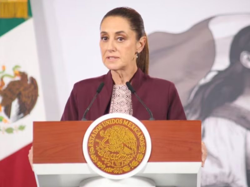 “Nunca subirse a un ladrillo y marearse”, pide Presidenta por crisis en la 4T
