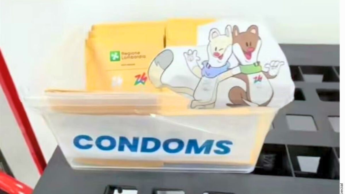 El comité organizador de Milán-Cortina 2026 ofrece condones a los deportistas en la villa. Reforma.