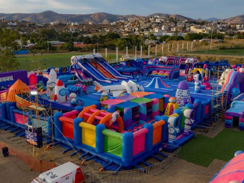 Gravity Bounce: El inflable más grande del mundo ya está en Guanajuato capital