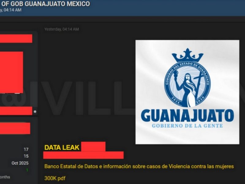 Investigan presunto nuevo hackeo a Fiscalía de Guanajuato en datos de violencia contra mujeres