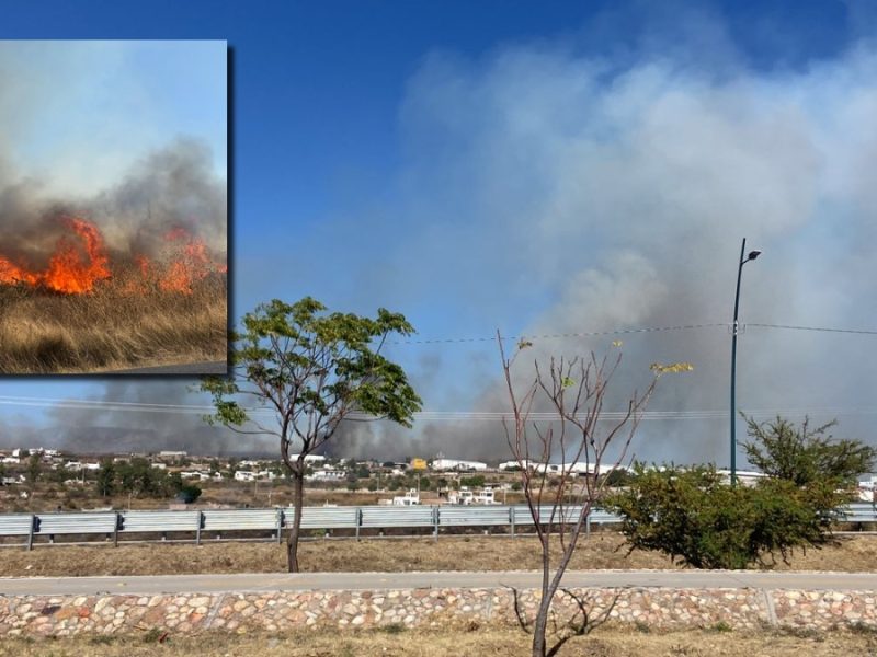 Incendio en León genera gran columna de humo cerca de Comanjilla