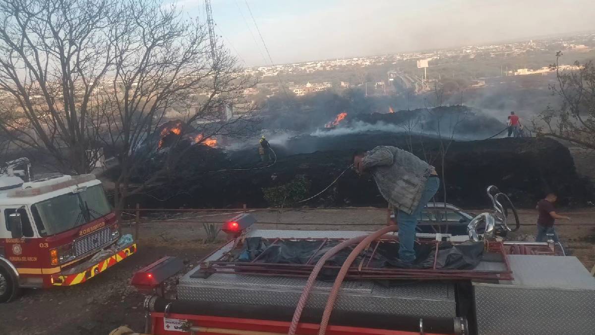 Incendio en Cerro del Palenque Purísima