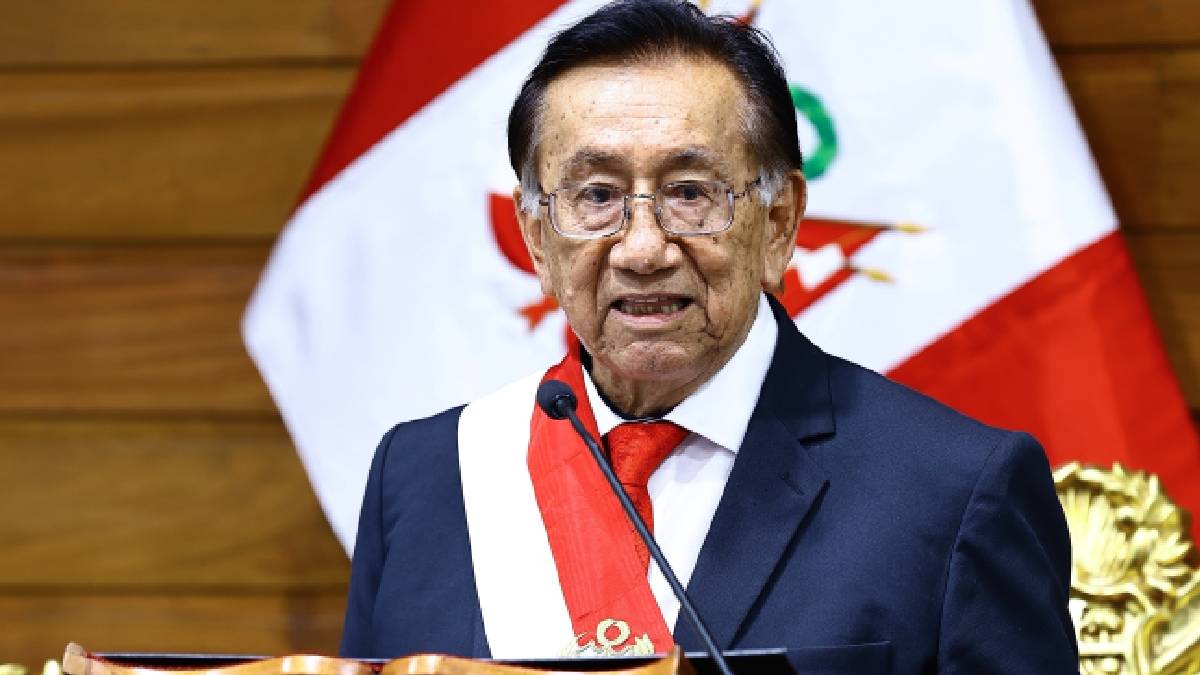 José María Balcázar presidente de Perú