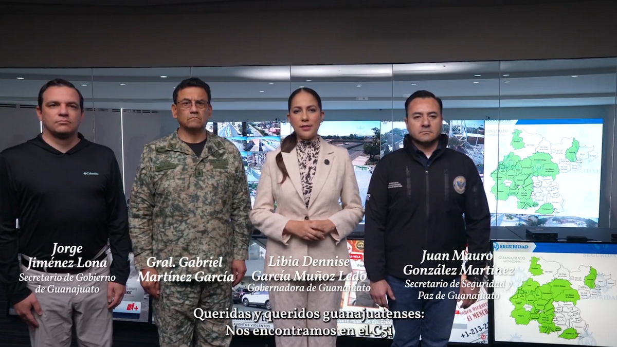 Libia Dennise reporte seguridad en Guanajuato