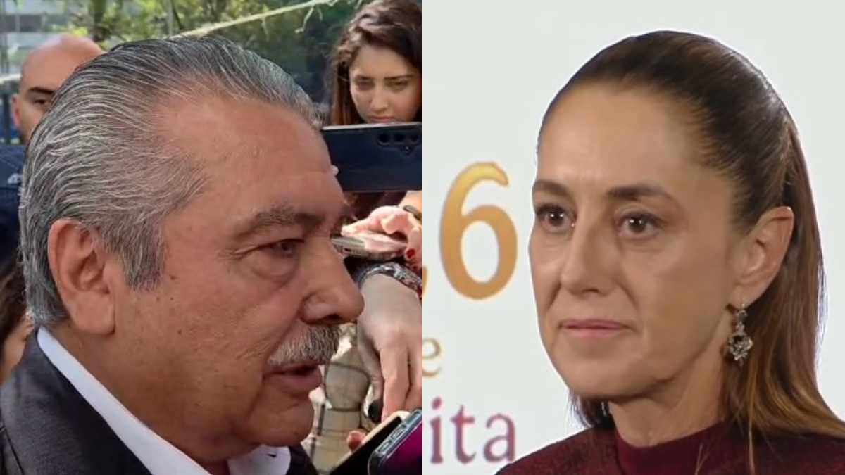 El senador morenista Raúl Morón y Claudia Sheinbaum