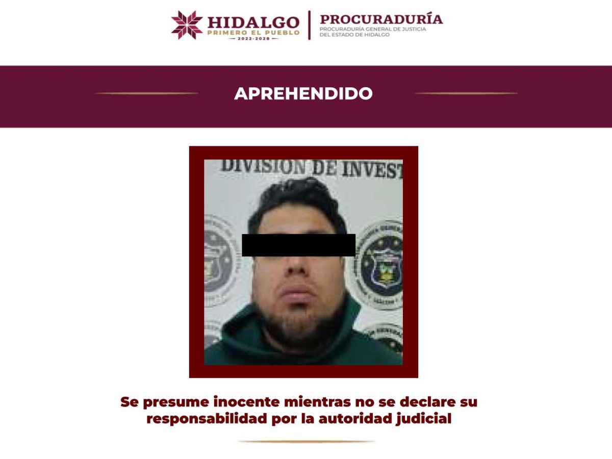 Detienen a presunto homicida por ataque en Tizayuca