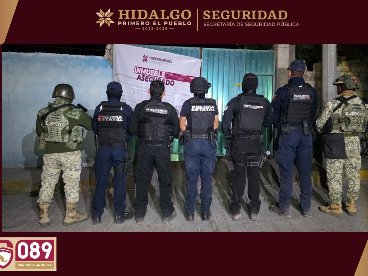 Otro golpe al huachicol: desmantelan punto de almacenamiento en Tepeapulco