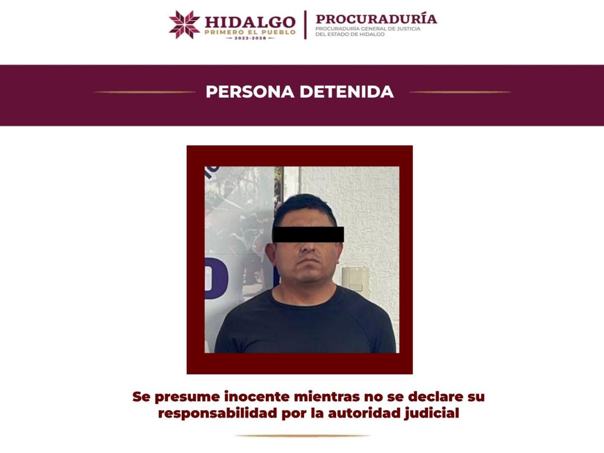 Detienen a chofer de transporte público por narcomenudeo y asaltos en Pachuca