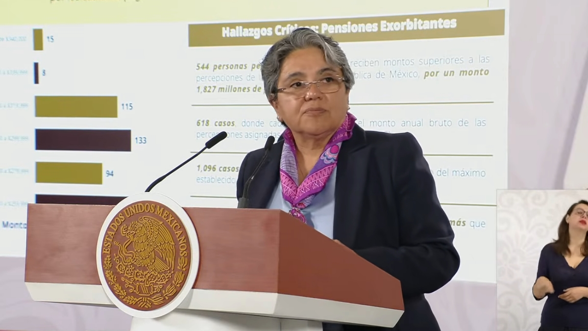 La Secretaria Anticorrupción y Buen Gobierno, Raquel Buenrostro