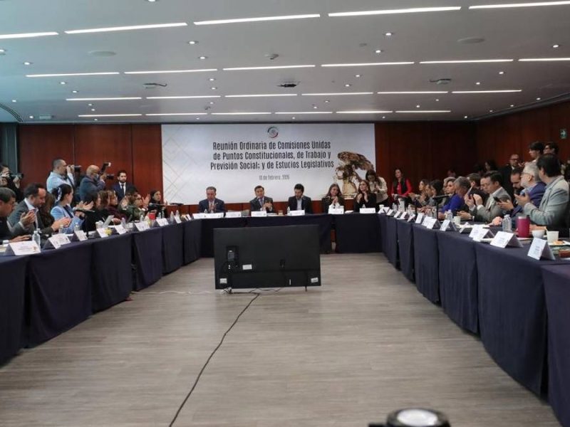 Perfila Senado jornada laboral de 40 horas, sin dos días de descanso