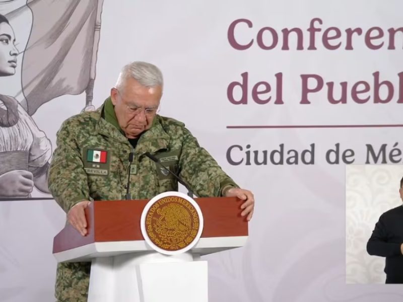 Entre lágrimas, Secretario de la Defensa lamenta muerte de soldados en operativo de “El Mencho”