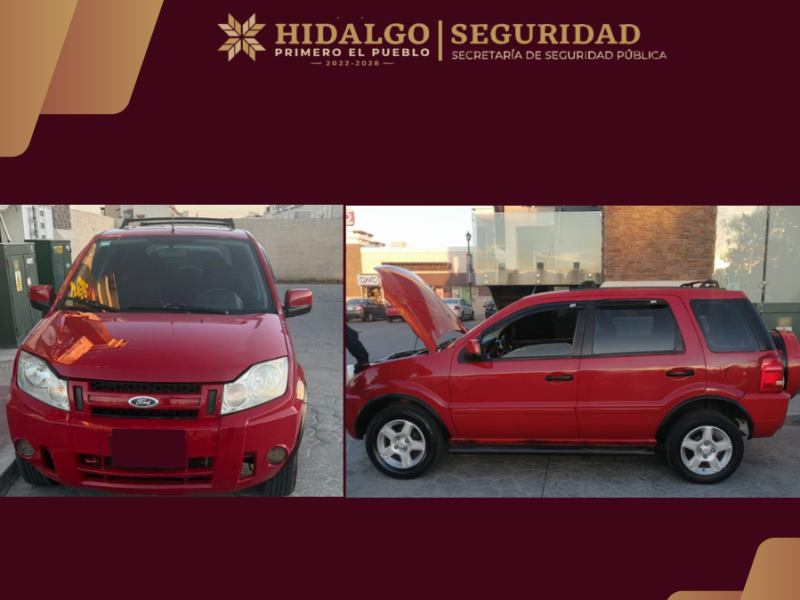 Recuperan camioneta robada tras cita pactada en Zempoala