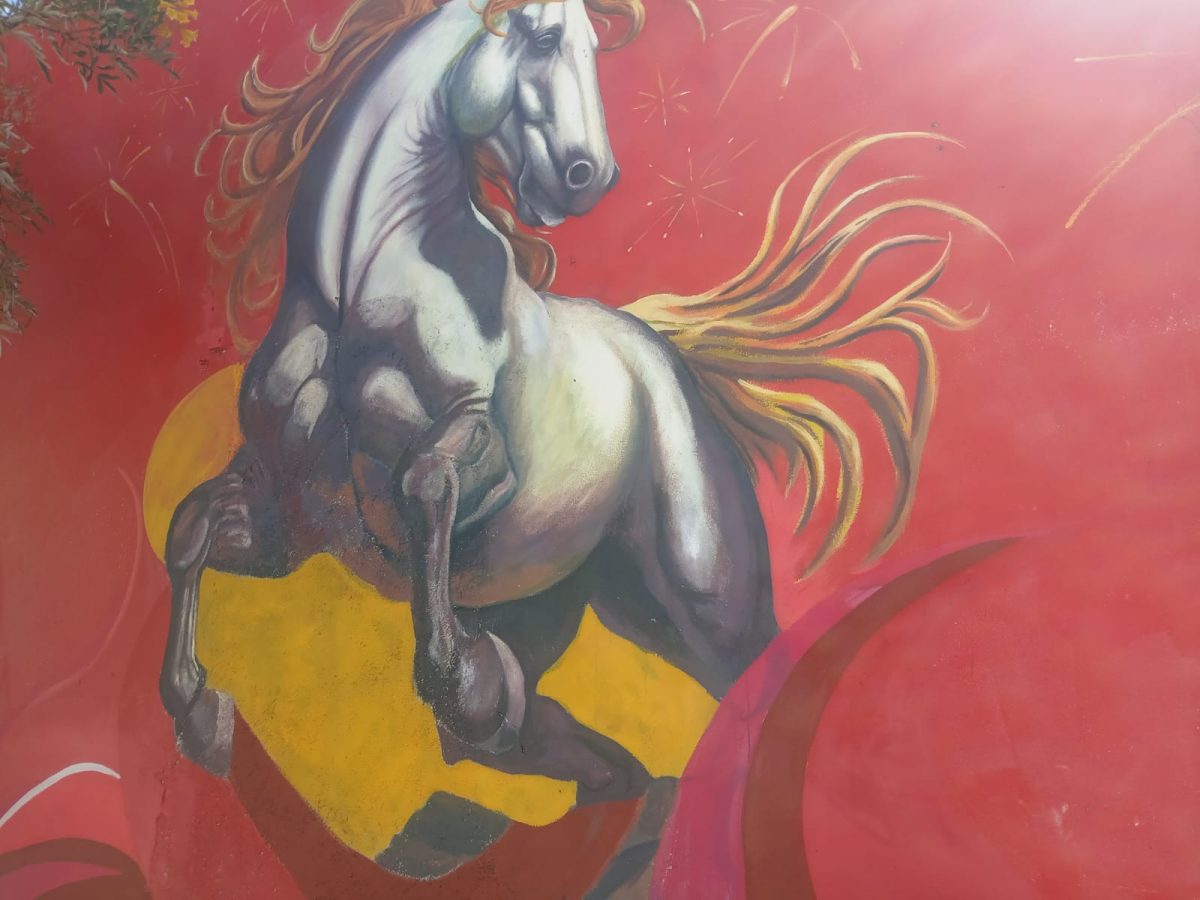 Con espectacular mural celebran en Pachuca el año nuevo chino