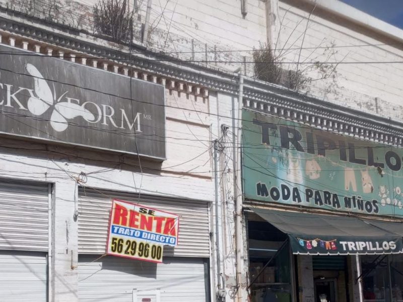 Excesiva alza de rentas comerciales en centro de Pachuca