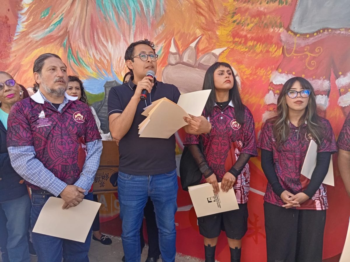 Mural de Año Nuevo Chino en Pachuca, obra de jóvenes artistas
