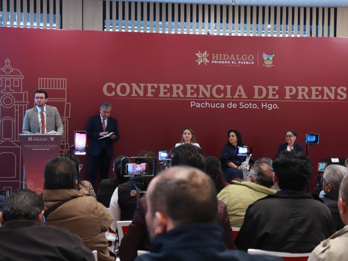 Inicia ejercicio de conferencias matutinas del gobierno de Hidalgo