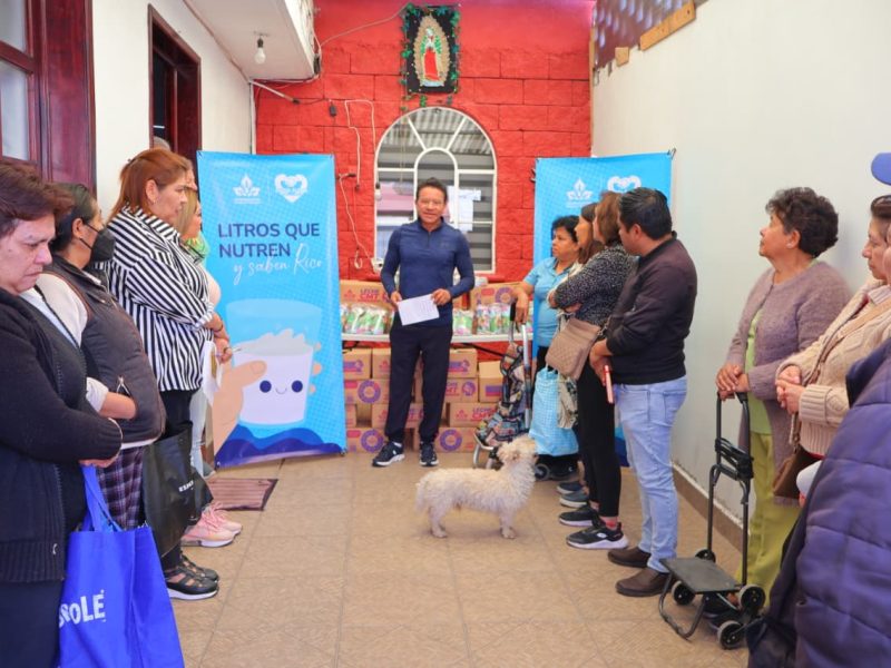 “Litros que nutren y saben Rico” alcanza 150 mil entregas en Pachuca