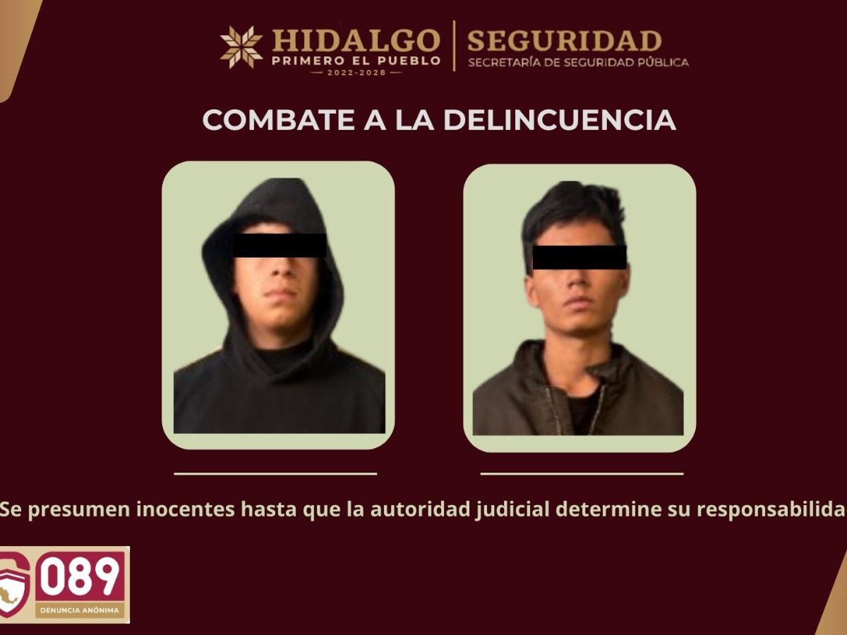 Cae en Hidalgo presunta banda ligada a robos violentos