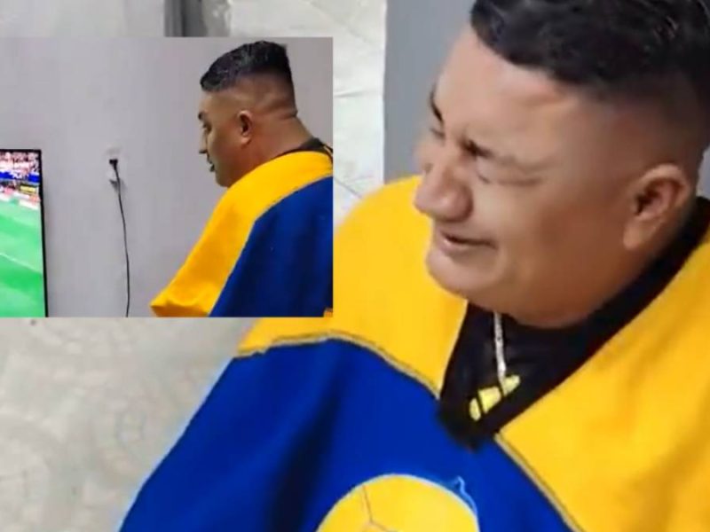 VIDEO: Aficionado del América hace “berrinche” tras perder el Clásico Nacional ante Chivas