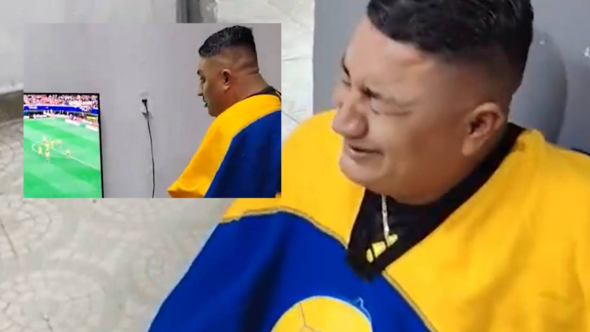 VIDEO: Aficionado del América hace "berrinche" tras perder el Clásico Nacional ante Chivas - Captura.