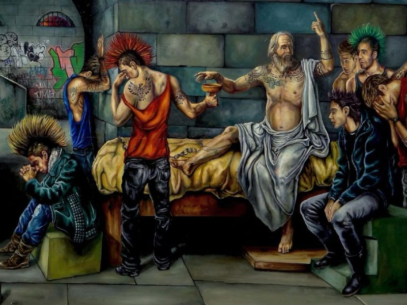 El artista leonés “Adán de la nada”: Entre el óleo y la filosofía del instante humano