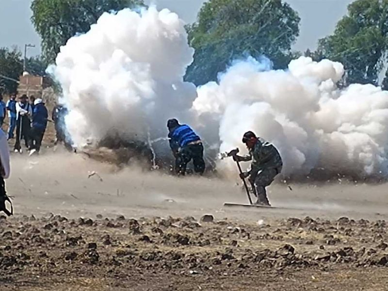 Esquirlas y sangre en San Juan de la Vega: La tradición supera a la autoridad tras desafiar veto