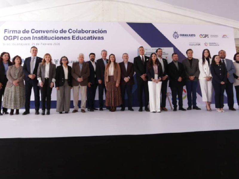 Guanajuato Puerto Interior firma convenio con 23 universidades para impulsar el talento joven