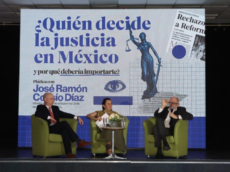 Llama José Ramón Cossío a jóvenes de Guanajuato a estudiar Derecho ante crisis de justicia