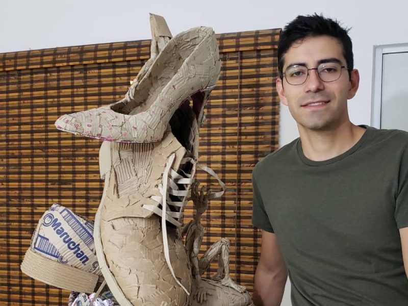 Guillermo Ortega, el escultor salmantino que apuesta por el riesgo y el aprendizaje