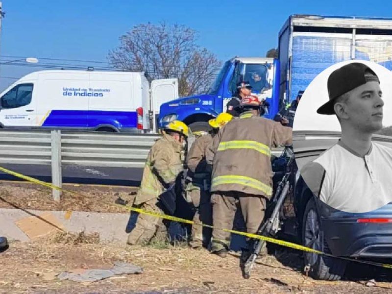 Identifican como Jonathan a quien murió tras incrustarse en una barra de protección en carretera