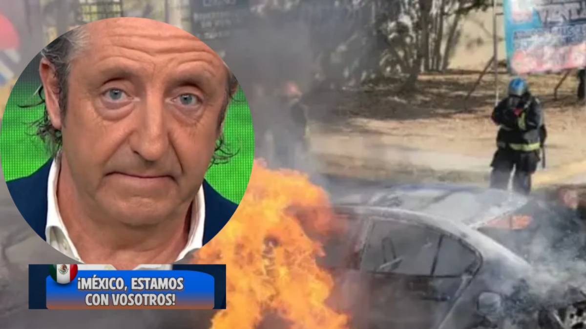 Josep Pedrerol titular de  'El Chiringuito' envía mensaje a México tras violenta jornada ocasionada por muerte de 'El Mencho' - Captura y N+